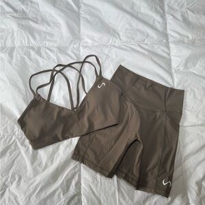 Women's Brown Bike Shorts